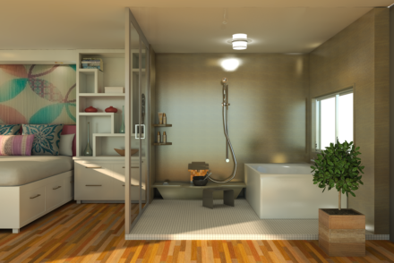 chambre salle de bain